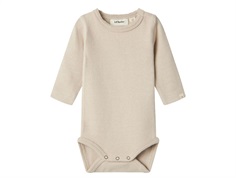 Lil Atelier gray morn bodysuit